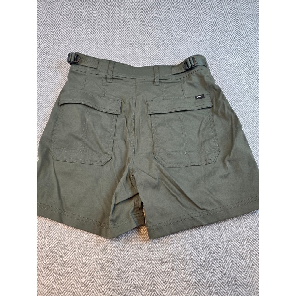 Prana Womens High Rise Standard Hiking Shorts Olive Green Size 4 2082311 - Picture 11 of 13